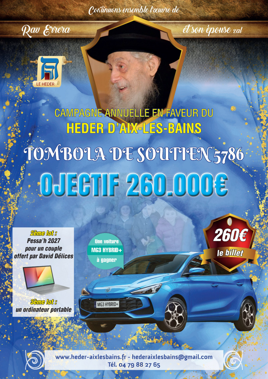 Participez à la Tombola 5786 : Une voiture Hybride à gagner !